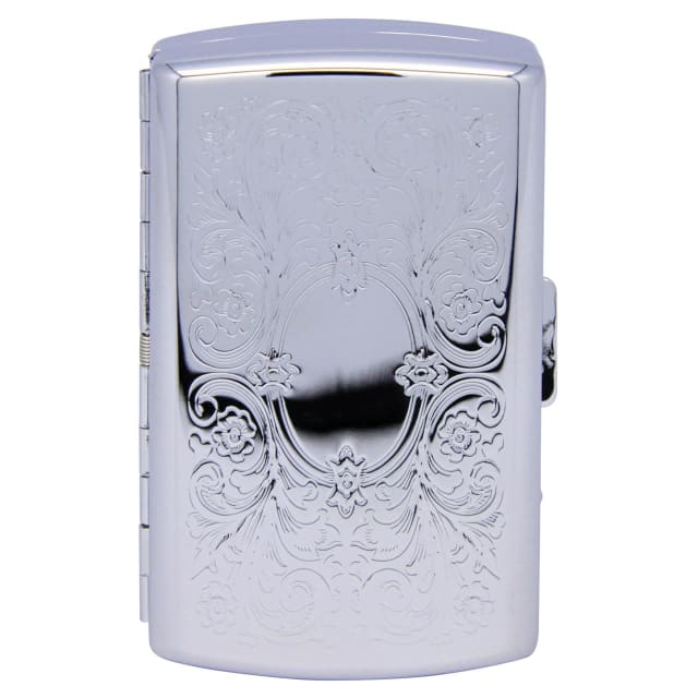 AZTEC 8312 D/S 12 CASE - SILVER ARABESQUE
