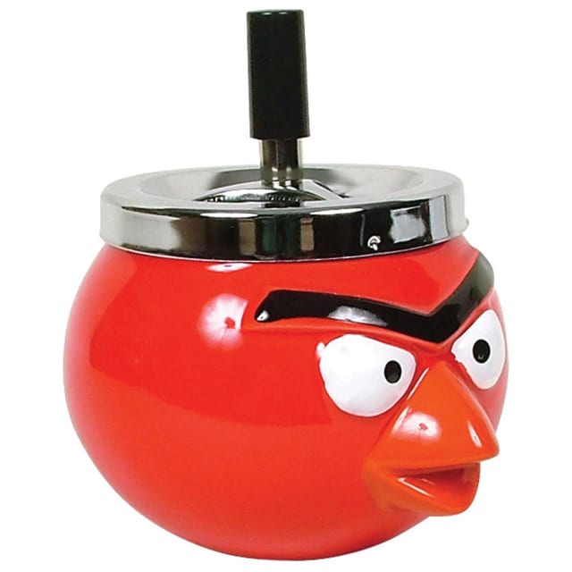 AZTEC CERAMIC ASHTRAY RED BIRD