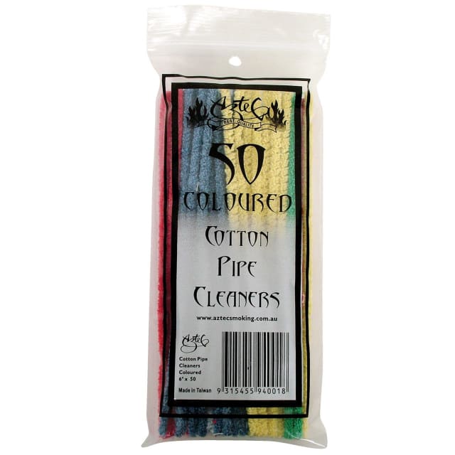 AZTEC PIPE CLEANERS 50s 6inch COLORED (12=1)