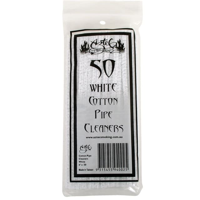 AZTEC PIPE CLEANERS 50s 6inch WHITE (12=1)
