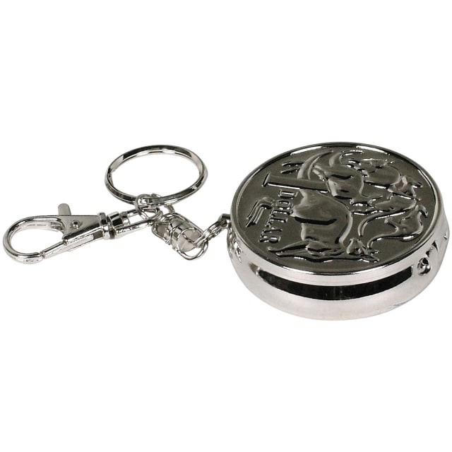 AZTEC POCKET ASHTRAY AUSSIE COIN & KEY CHAIN