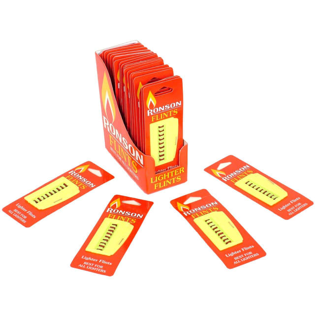 RONSON FLINTS 9`s Boxed 24=1