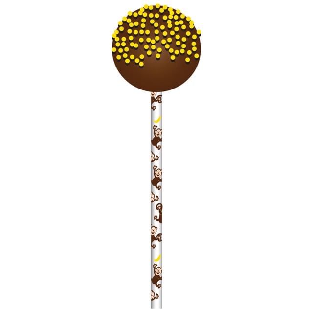 CUP CAKE CREATION 7210 15CM CAKEPOP STK MONKEY BUS 24PCS