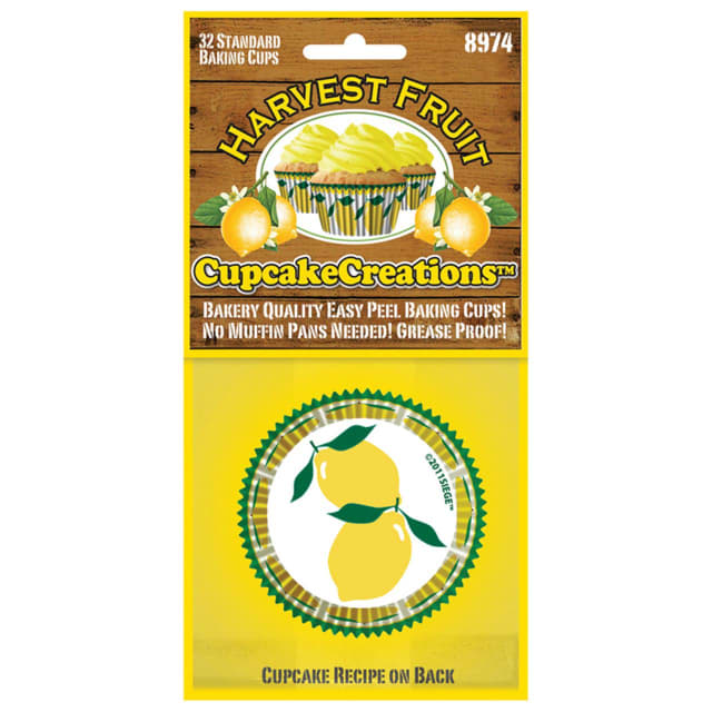 CUP CAKE CREATION 8974 STD H-VEST FRUIT LEMON C/CAKE 32PC