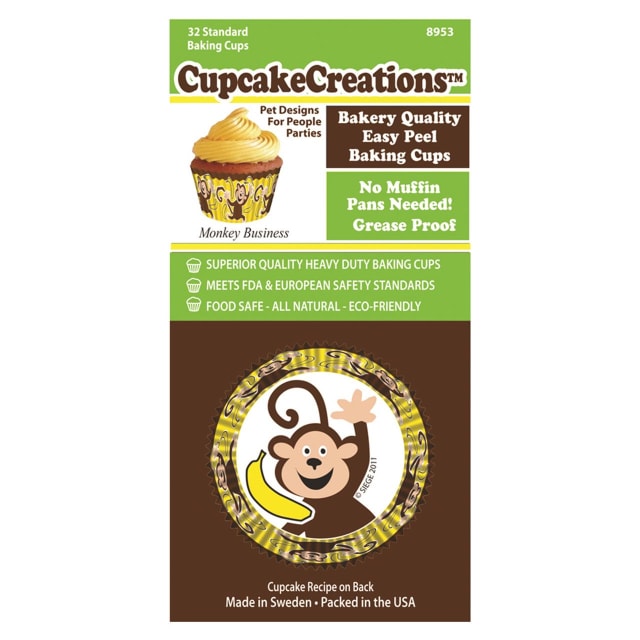 CUP CAKE CREATION STD MONKEY BUSINESS CUPCAKES 32PCS