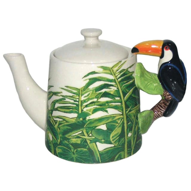 DAKOTA TOUCAN HANDLE TEAPOT
