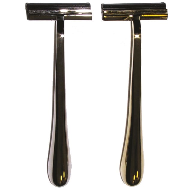 COMOY DELUXE METAL RAZOR FIXED HEAD GOLD