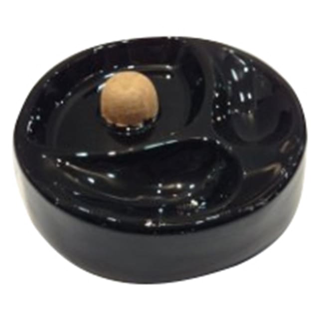 AZTEC PIPE ASHTRAY - BLACK