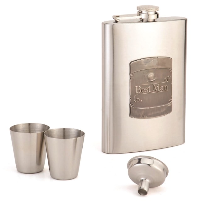 COYOTE 8OZ FLASK BESTMAN