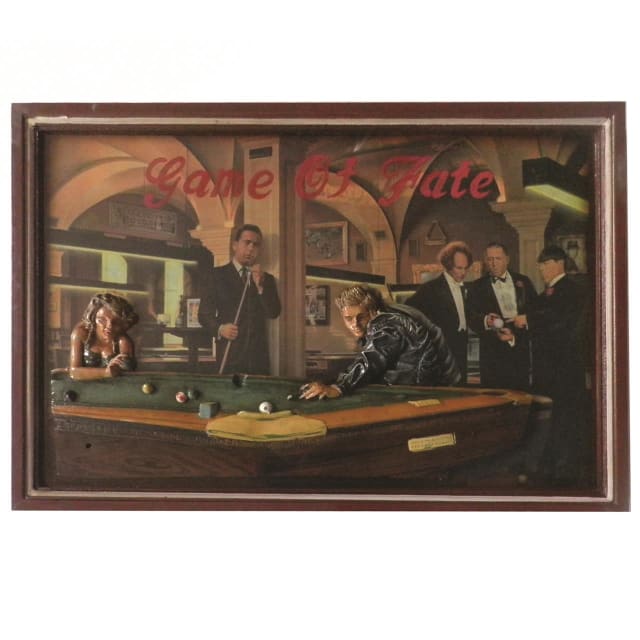 COYOTE WALL PLAQUE GAME OF FATE