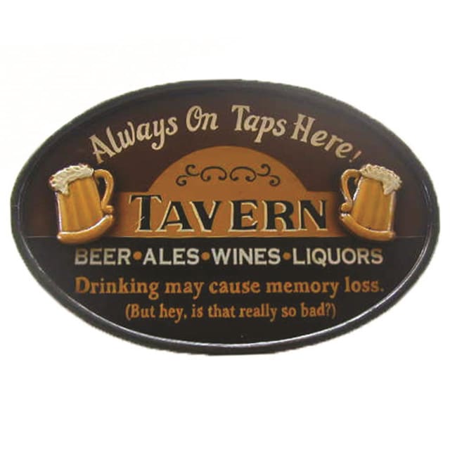COYOTE WALL PLAQUE TAVERN