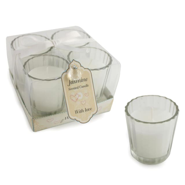 COYOTE JENNIFER WEDDING DAY CANDLE SET X4