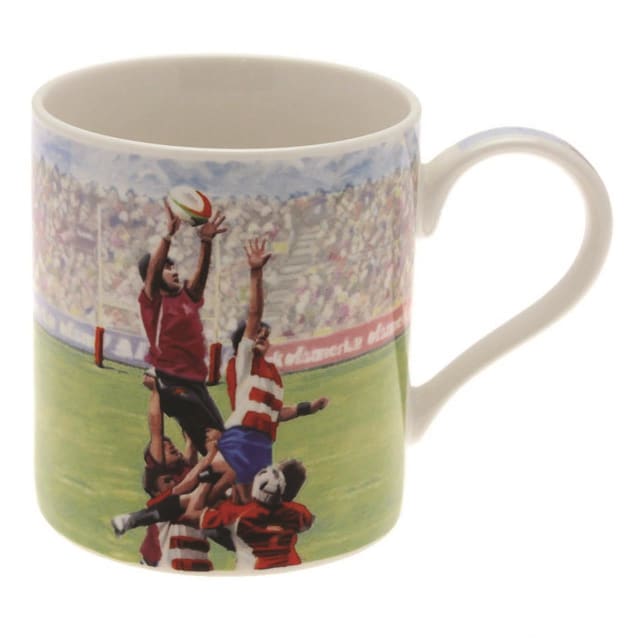 COYOTE MANs LIFE RUGBY MUG