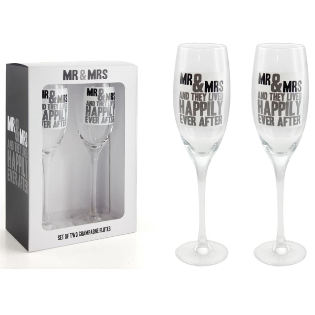 COYOTE MR MRS HAPPY CHAMPAGNE FLUTE