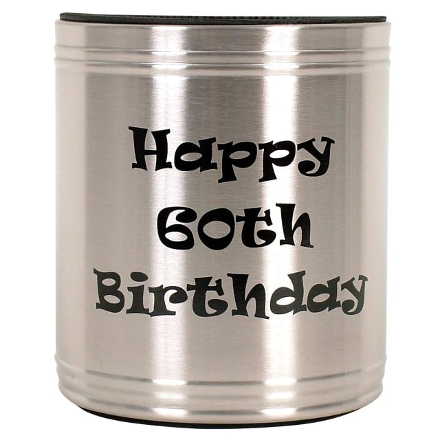 COYOTE S/S 60TH B/DAY STUBBY COOLER