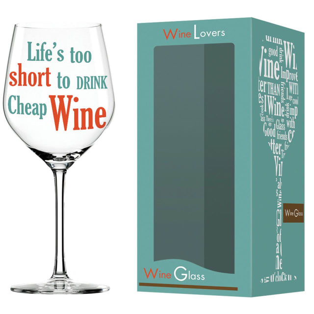 COYOTE WINE LOVER LIFE WINE GLASS