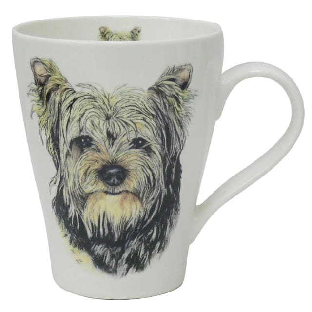 COYOTE DOG HEAD MUG YORKIE