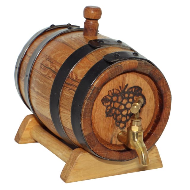 COYOTE BAROSSA WINE BARREL 25 ltr STEEL HOOP