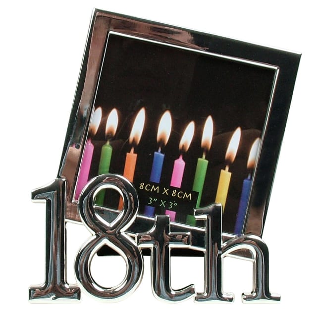 DAKOTA 18TH CANDLES FRAME SILVER