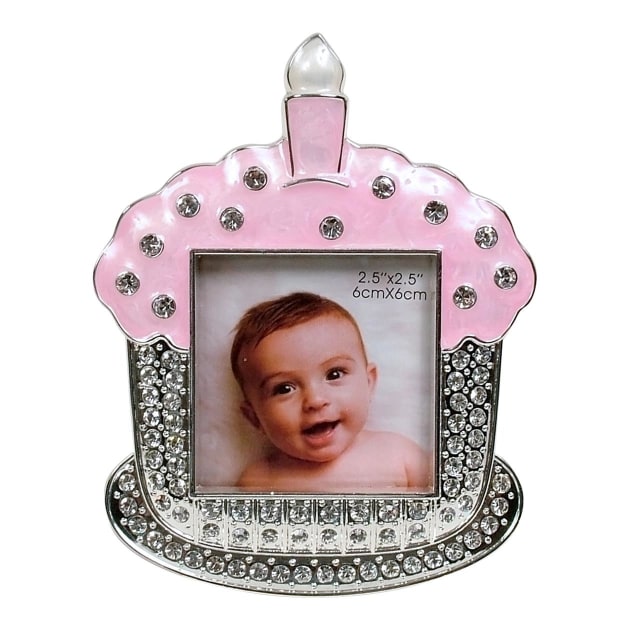 DAKOTA BABY CUPCAKE FRAME PINK