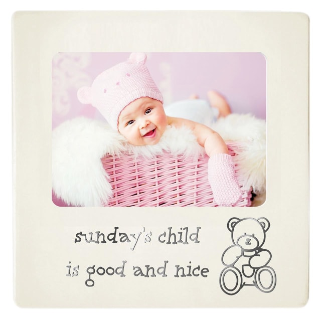 DAKOTA BABY PHOTO FRAME-SUNDAY