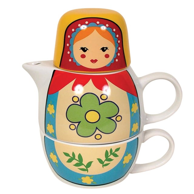 DAKOTA DOLL TEA FOR ONE YELLOW