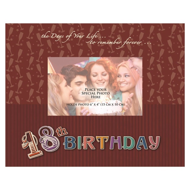 DAKOTA GLASS FRAME 18TH BIRTHDAY