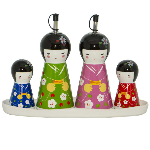 DAKOTA JAPANESE CONDIMENT SET O/V & S/P