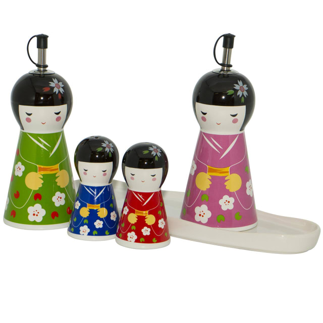 DAKOTA JAPANESE CONDIMENT SET O/V & S/P
