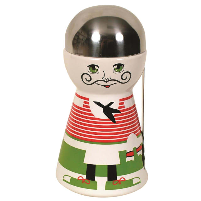 DAKOTA SMALL CANISTER/SPOON BOY GREEN HAT
