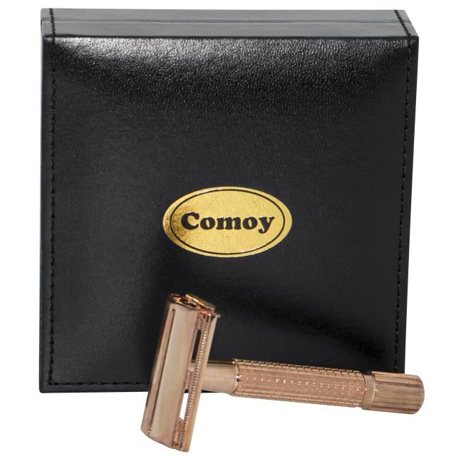 COMOY SAFETY RAZOR 24K ROSE GOLD
