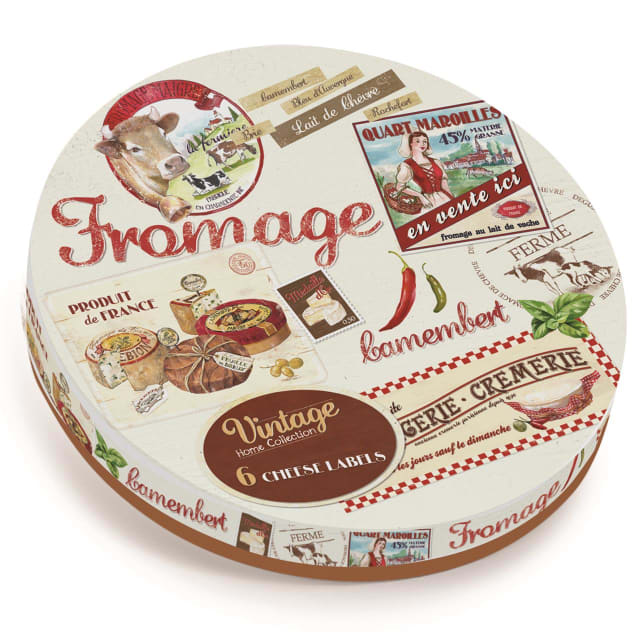 DAKOTA VINTAGE CHEESE LABELS/MARKER 6PCE SET