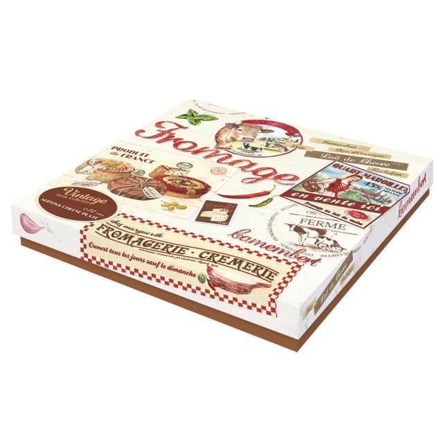 DAKOTA VINTAGE RND PORCELIAN CHEESE PLATE 32CM