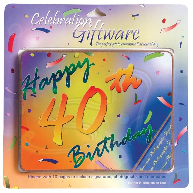 DAKOTA SUKASA 40th B`DAY KEEPSAKE