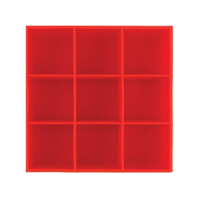 DEXAS ICE CUBE TRAY RED