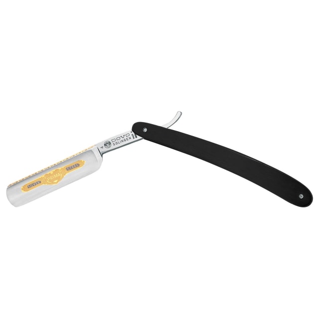 DOVO 5/8in #4 EBONY WOOD HANDLE RAZOR