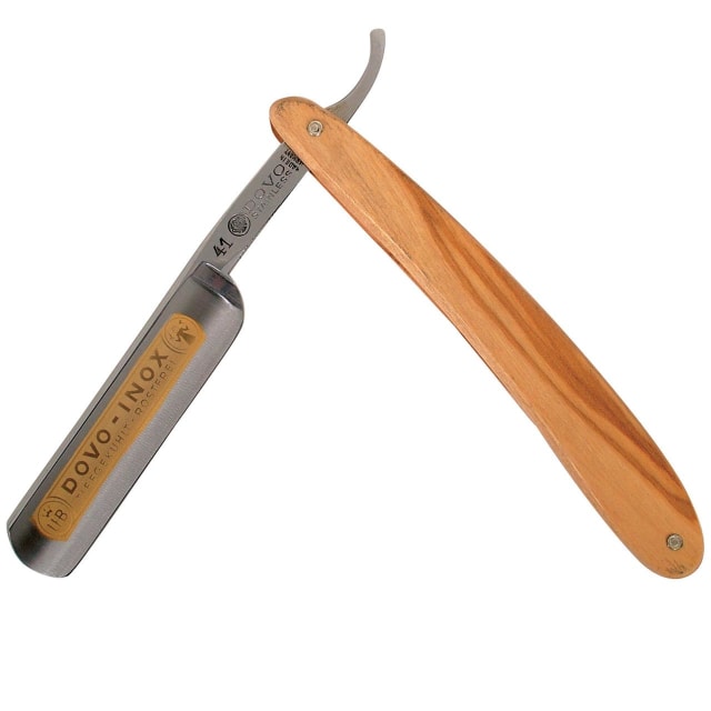 DOVO 5/8in #41 OLIVE WOOD HANDLE RAZOR