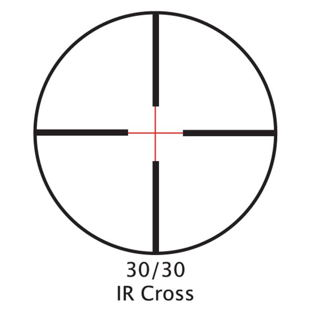 BARSKA 3-9X40 IR HUNTMASTER BLACK MATTE 30/30