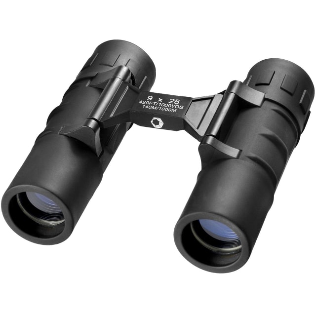 BINOCULARS 9X25 FOCUSFREE COMPACT BLUE LENS