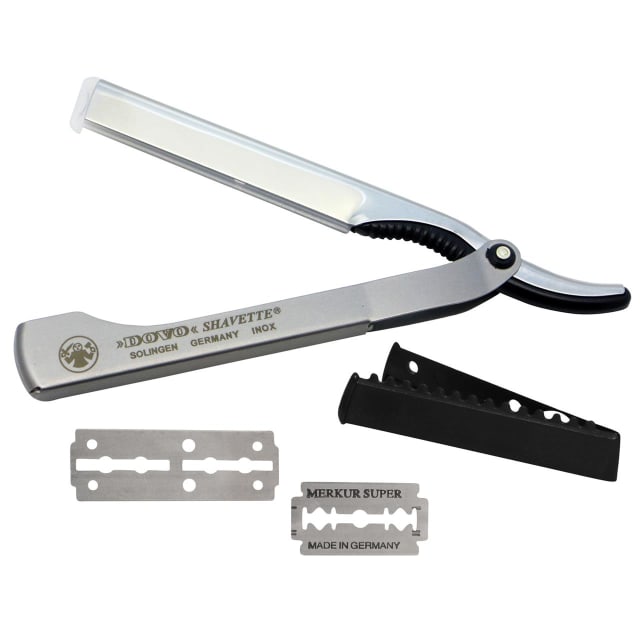 DOVO SHAVETTE RAZOR 201006 CLRBLK INSERTS