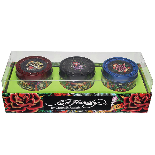 CANDLE #4 TIN G/SET 3PC (1=3)