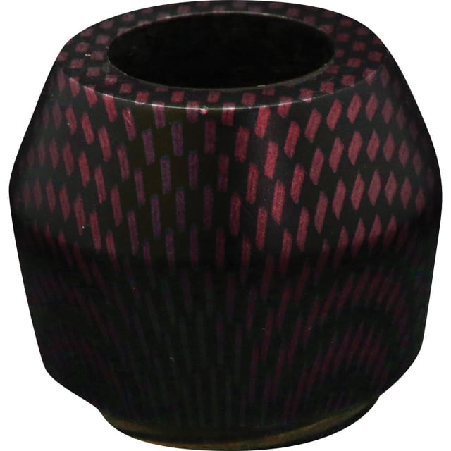FALCON BULLDOG CARBON FINISH BOWL RED