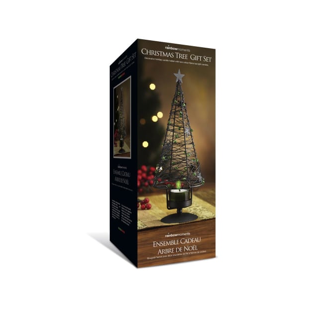 HOLIDAY TREE CANDLE HOLDER