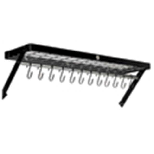 HAHN BLACK CHROME WALL RACK XL