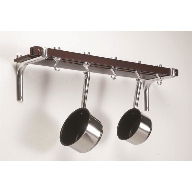 HAHN ESPRESSO WD RECT WALL RACK