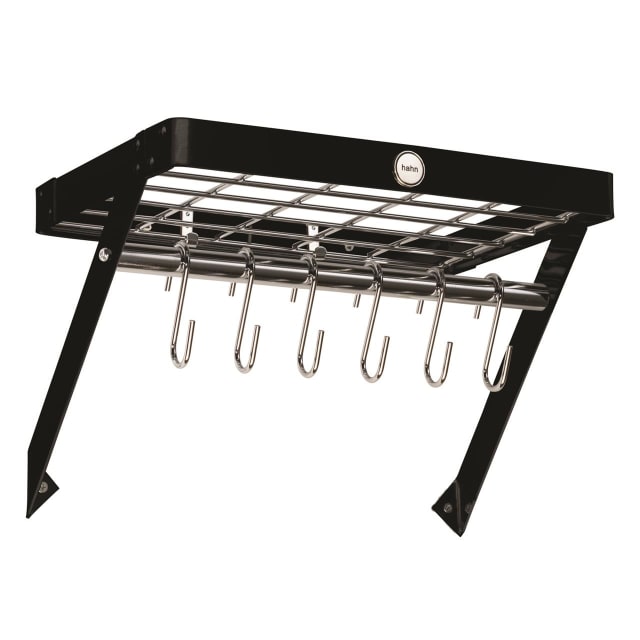 HAHN METRO WALL RACK BLACK METAL