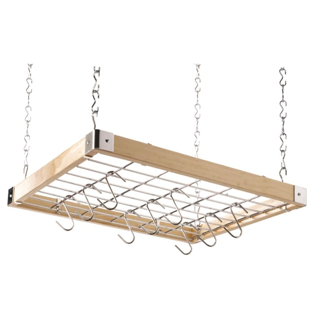 HAHN NATURAL WD SQR CEILING RACK