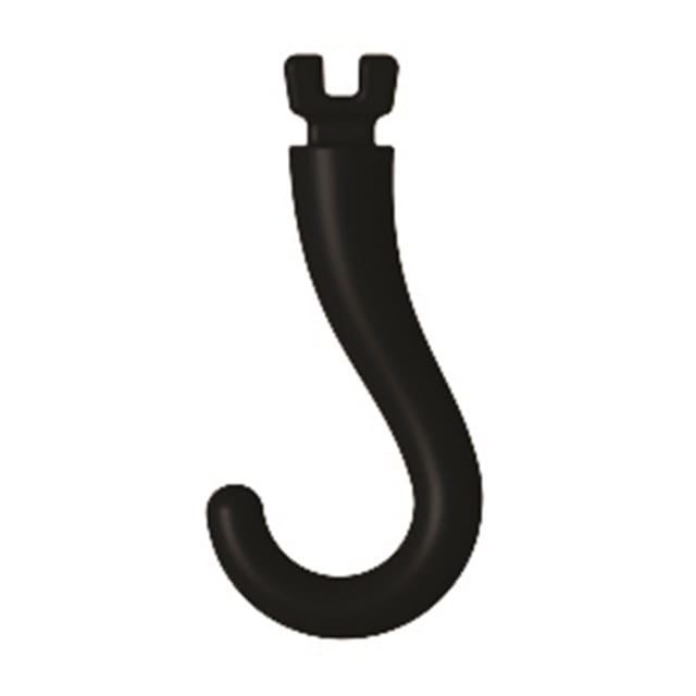 HAHN TRACKRACK BLACK WITH HOOKS