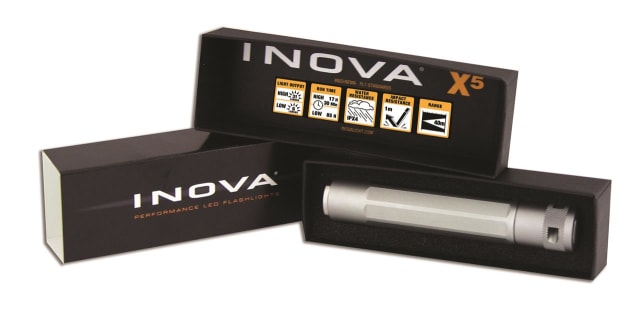 NITE IZE X5-TITANIUM BODY 5 WHT LED G/B DUAL MODE