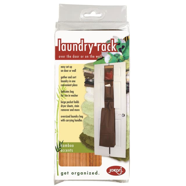 JOKARI LAUNDRY RACK BAMBOO ACCENTS